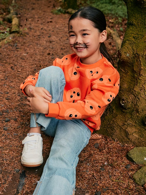 Sweater van joggingstof met print 'Halloween' - Kiabi Sweater van joggingstof met print 'Halloween' - Kiabi