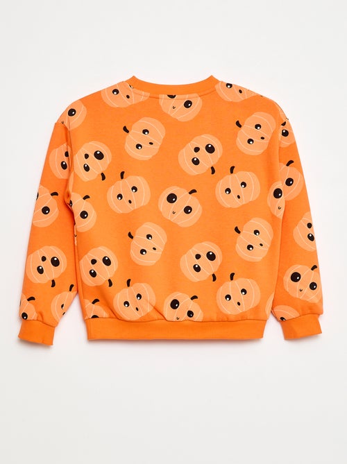 Sweater van joggingstof met print 'Halloween' - Kiabi Sweater van joggingstof met print 'Halloween' - Kiabi