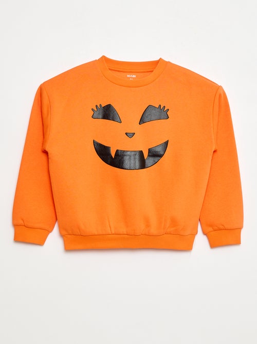 Sweater van joggingstof met print 'Halloween' - Kiabi