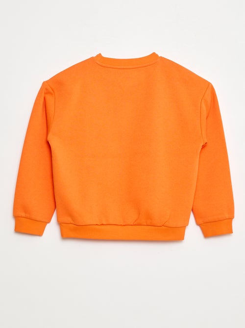 Sweater van joggingstof met print 'Halloween' - Kiabi