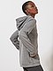     Sweater van joggingstof met ritssluiting en capuchon afbeelding 4
