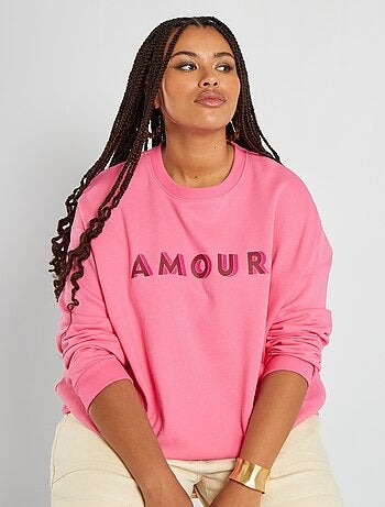 roze sweater dames