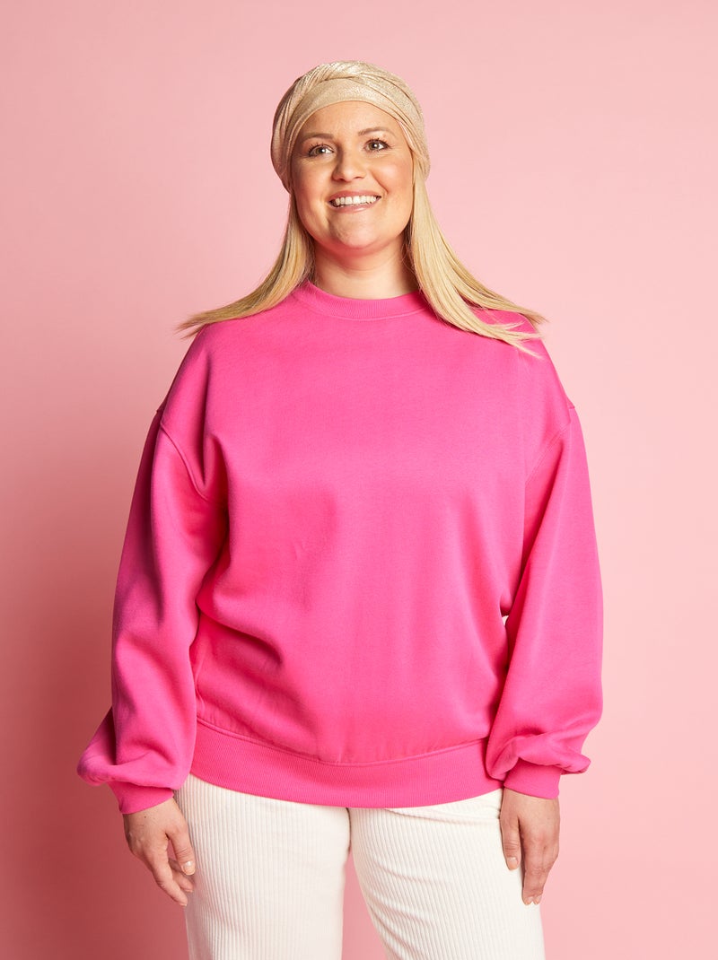 Sweater van joggingstof ROSE - Kiabi