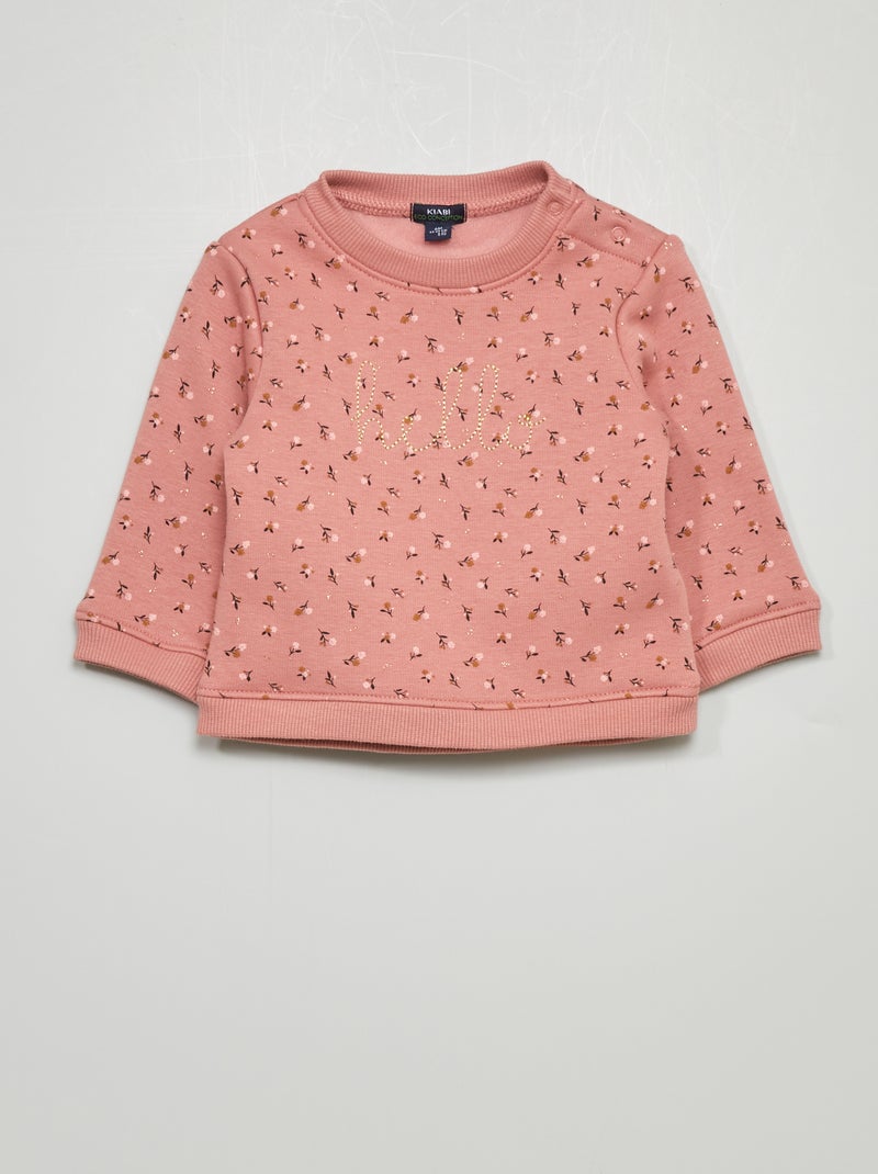 Sweater van joggingstof ROSE - Kiabi