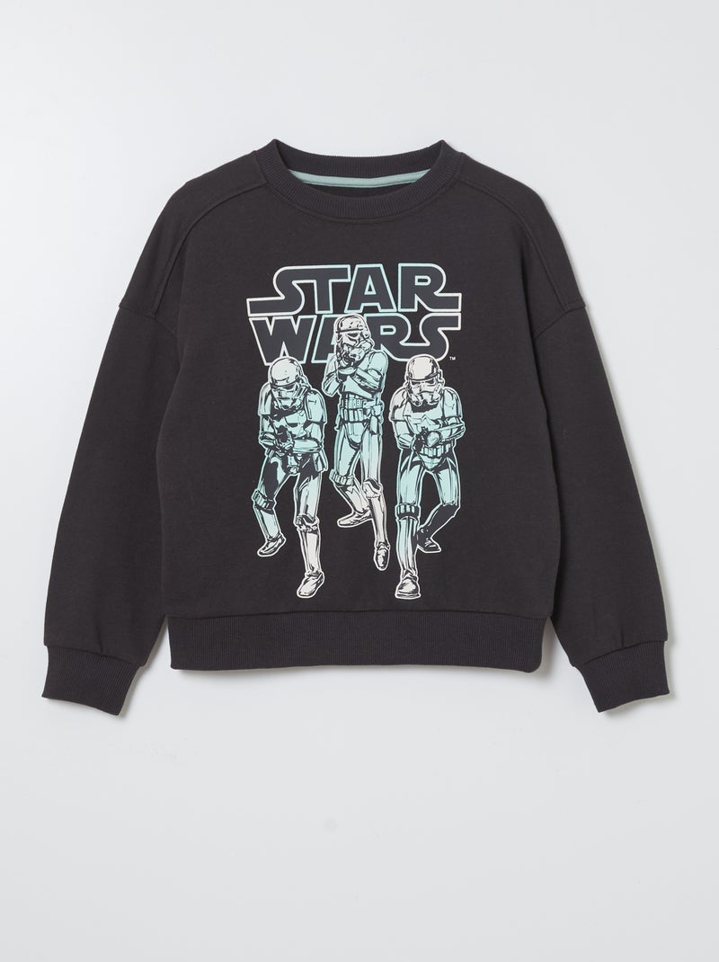 Sweater van joggingstof 'Star Wars' ZWART - Kiabi