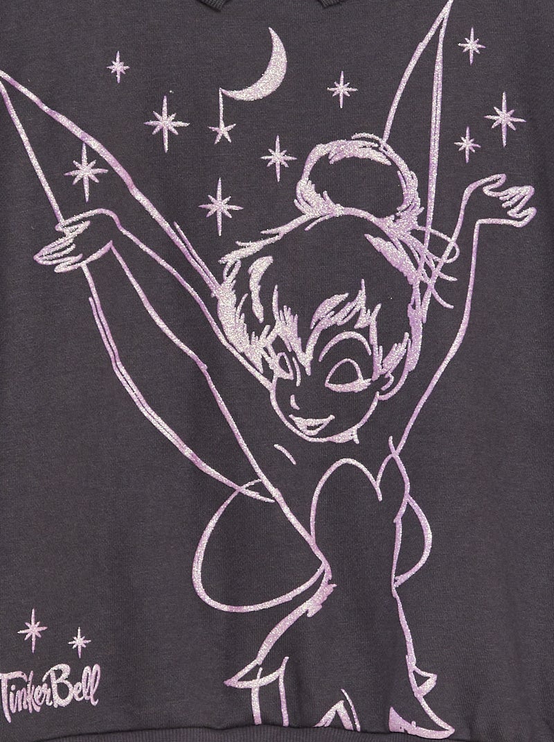 Sweater van joggingstof 'Tinkelbel' GRIJS - Kiabi