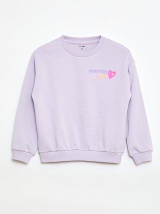 Sweater van lichte joggingstof