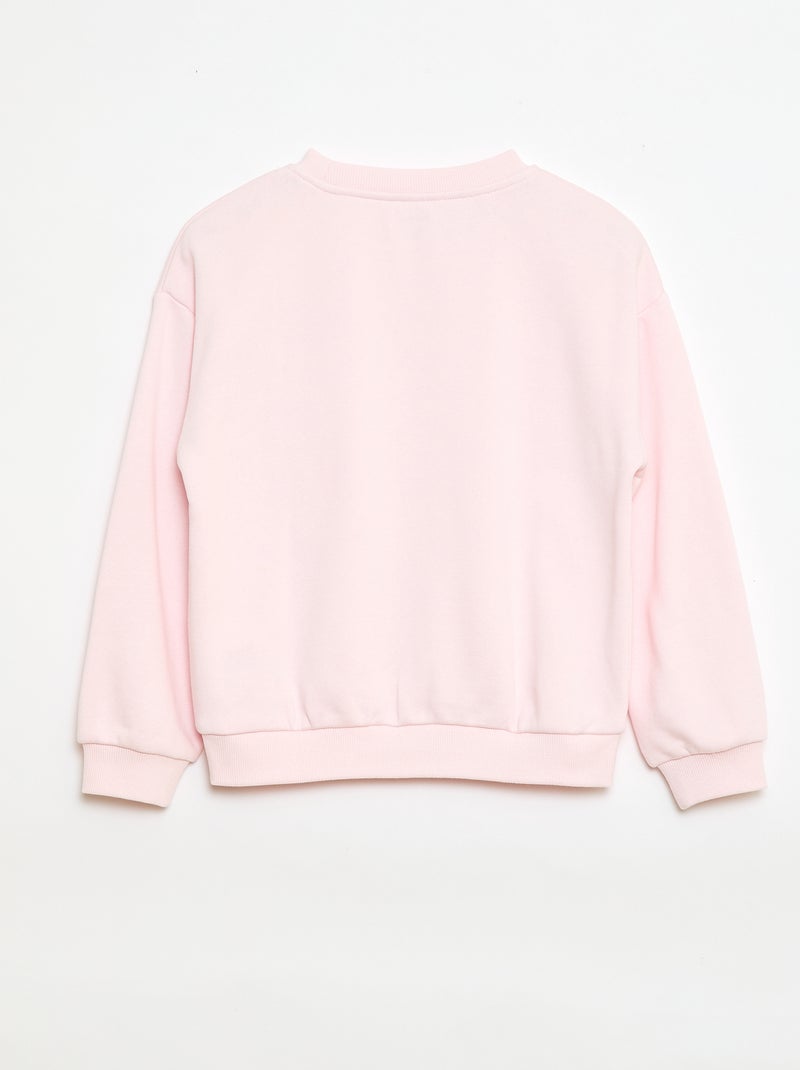 Sweater van lichte joggingstof Rose - Kiabi