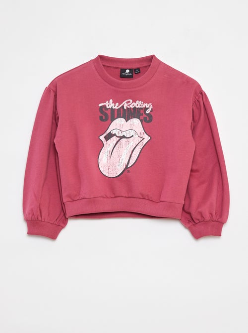 Sweater van lichte joggingstof 'The Rolling Stones'- - Kiabi