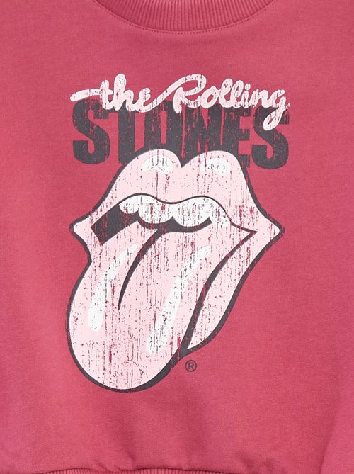 Sweater van lichte joggingstof 'The Rolling Stones'- - Kiabi