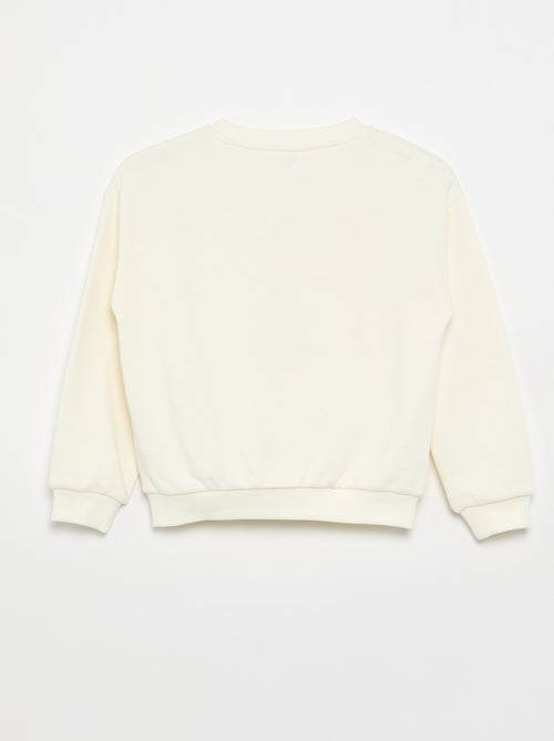 Sweater van lichte joggingstof - Kiabi