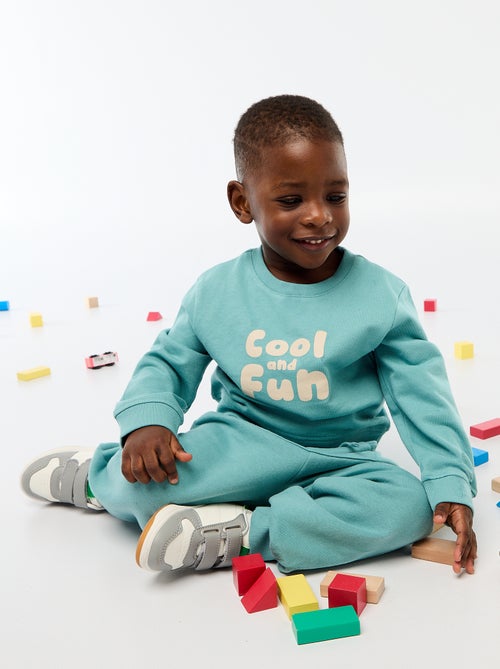 Sweater van lichte sweaterstof met print - Kiabi