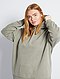    Sweater van molton met capuchon afbeelding 1
