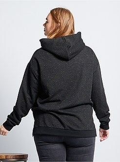 Sweater van molton met capuchon - Kiabi