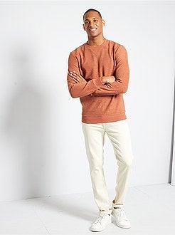 Sweater van omgekeerd molton - Kiabi