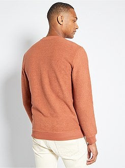Sweater van omgekeerd molton - Kiabi