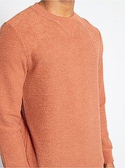 Sweater van omgekeerd molton - Kiabi