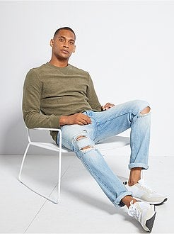 Sweater van omgekeerd molton - Kiabi