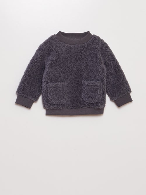 Sweater van sherpa - Kiabi