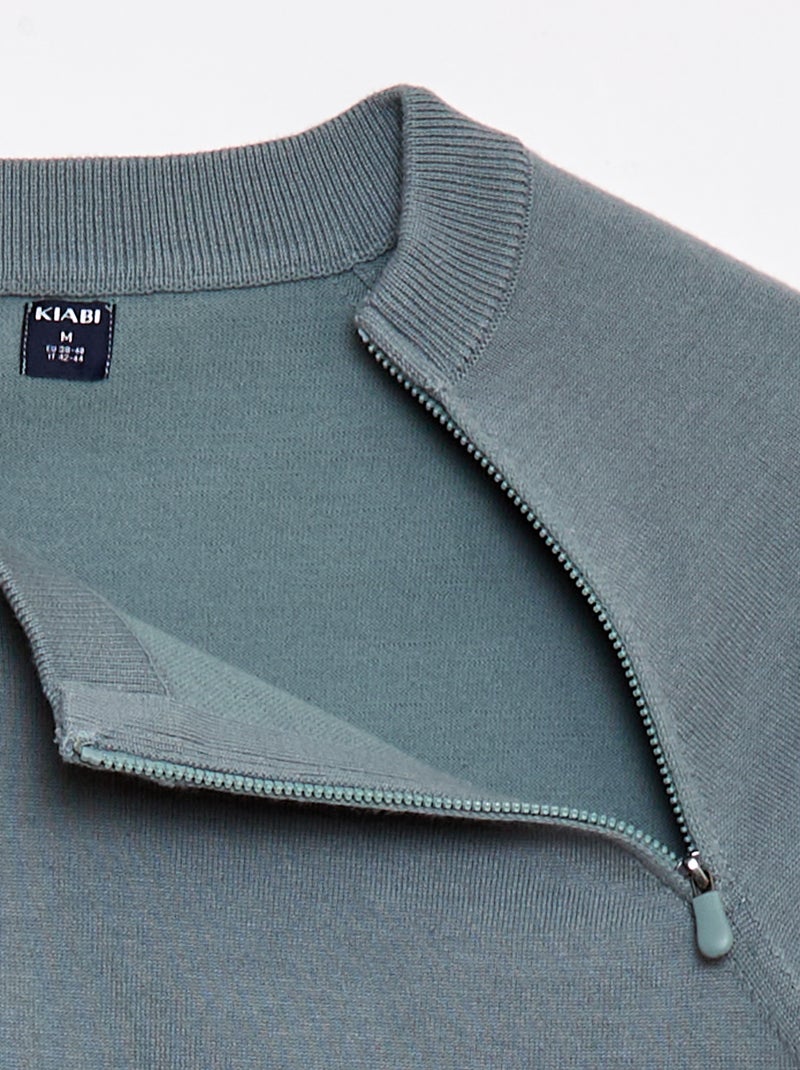 Sweater van tricot - So Easy Blauw - Kiabi