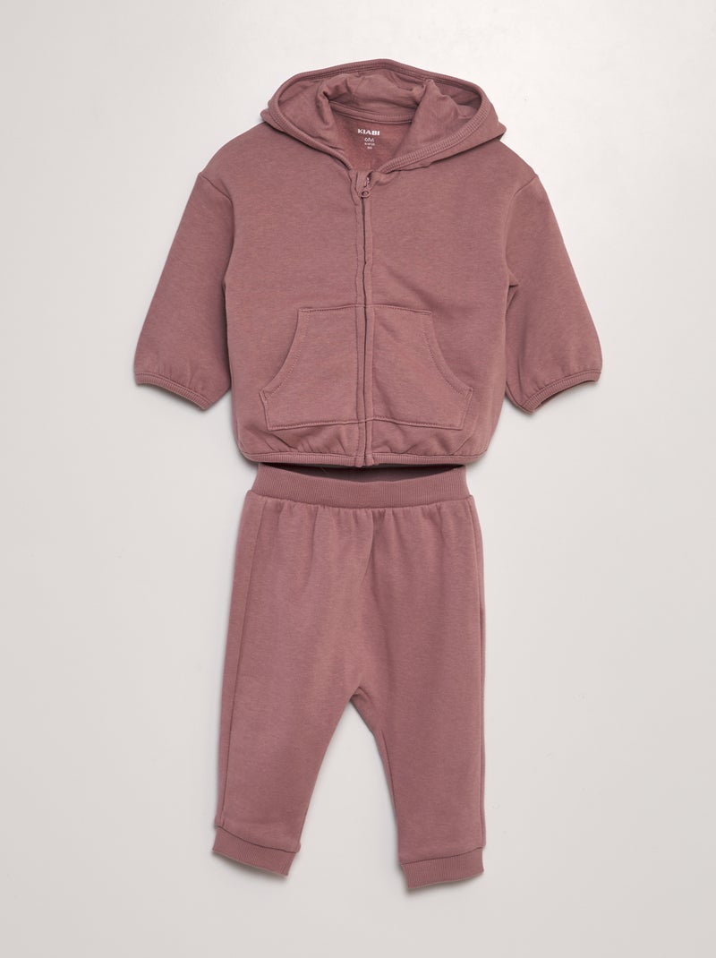 Sweater van warme joggingstof met zachte, geruwde binnenzijde ROSE - Kiabi