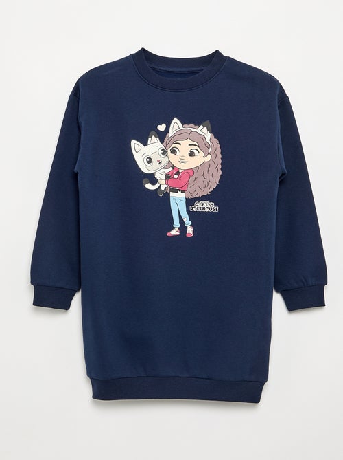 Sweatjurk 'Gabby's Poppenhuis' met lange mouwen - Kiabi