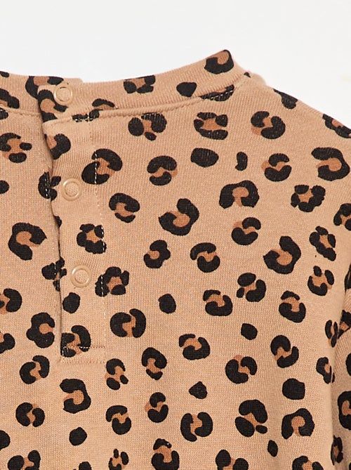 Sweatjurk met 2-in-1-effect onderaan - Kiabi