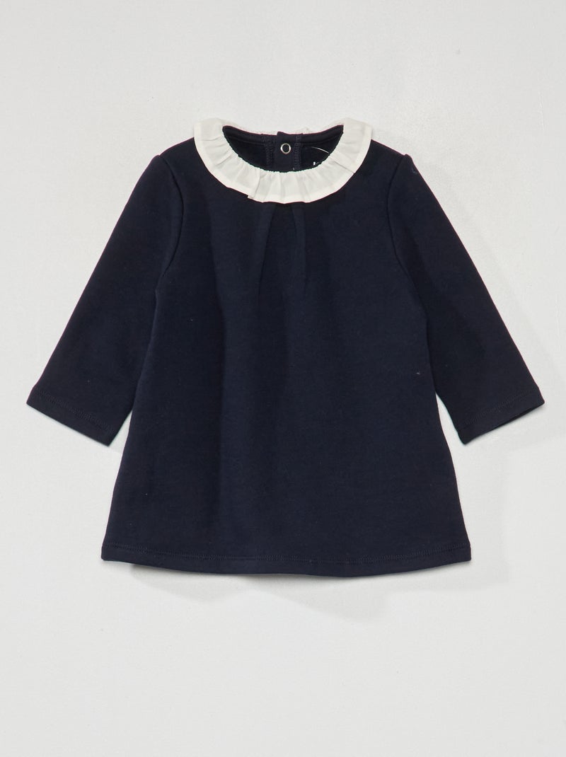 Sweatjurk van joggingstof BLAUW - Kiabi