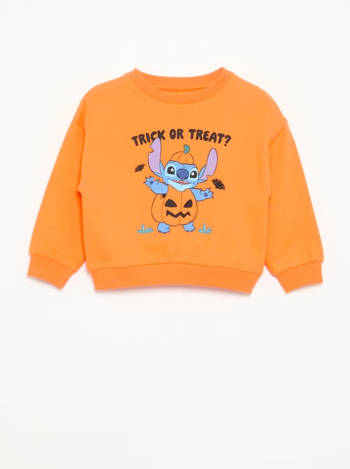 Sweatshirt 'Halloween' 'Disney' 'Stitch' - Kiabi