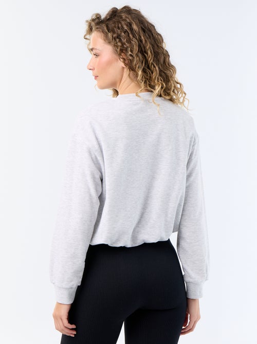 Sweatshirt met bolle pasvorm van french terry - Kiabi