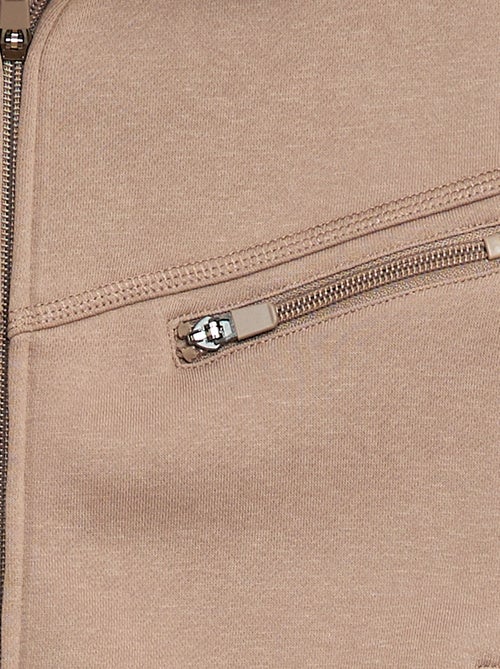 Sweatshirt met capuchon van fleece - Kiabi