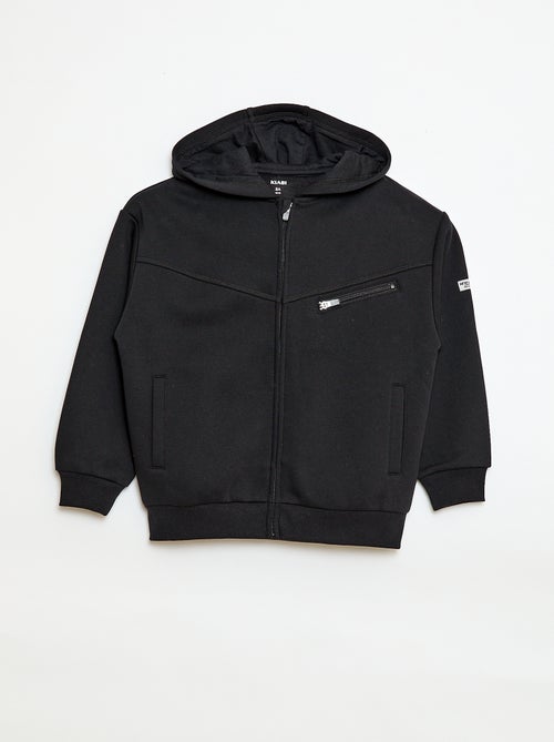 Sweatshirt met capuchon van fleece - Kiabi