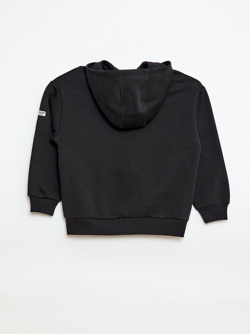 Sweatshirt met capuchon van fleece - Kiabi