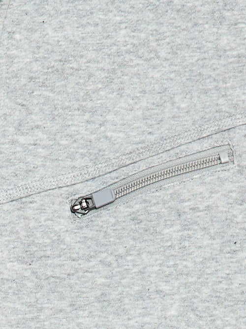 Sweatshirt met capuchon van fleece - Kiabi