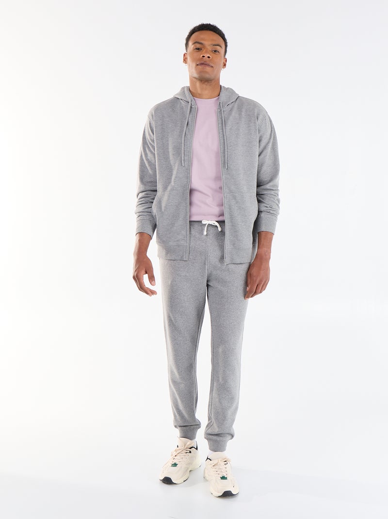 Sweatshirt met capuchon van French Terry Grijs - Kiabi
