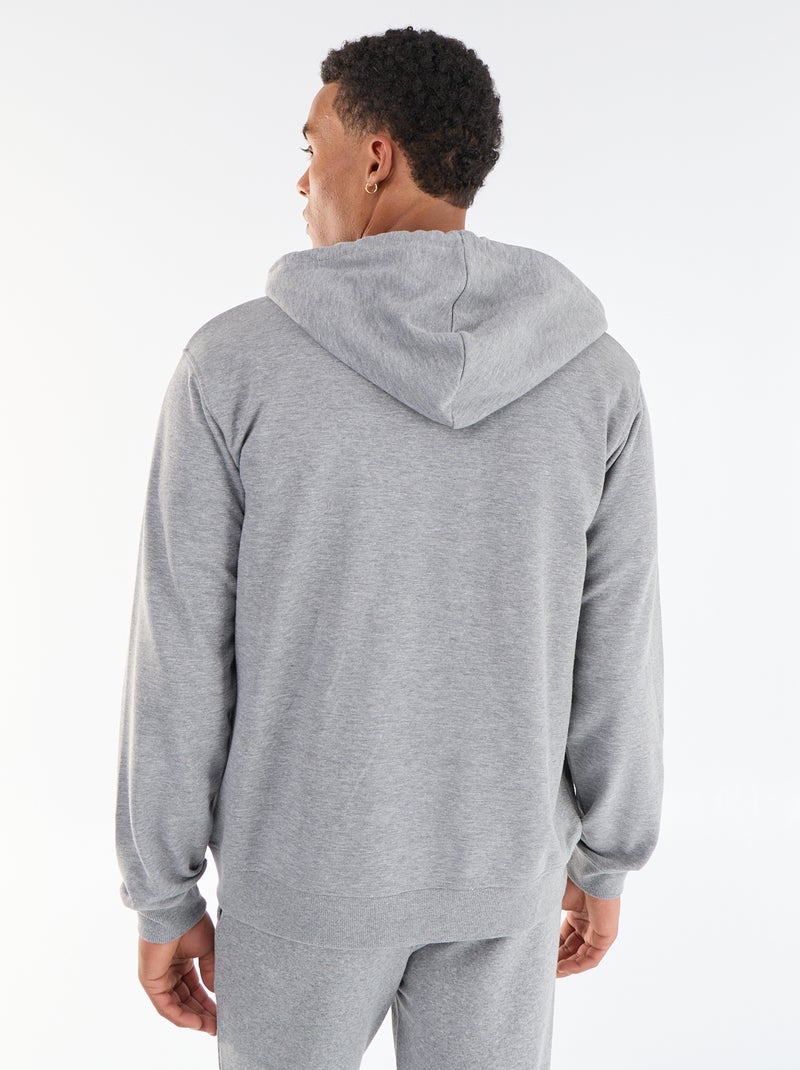 Sweatshirt met capuchon van French Terry Grijs - Kiabi
