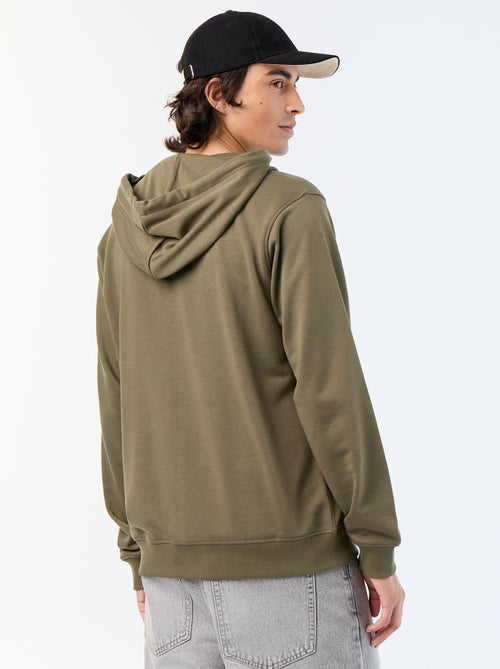Sweatshirt met capuchon van French Terry - Kiabi