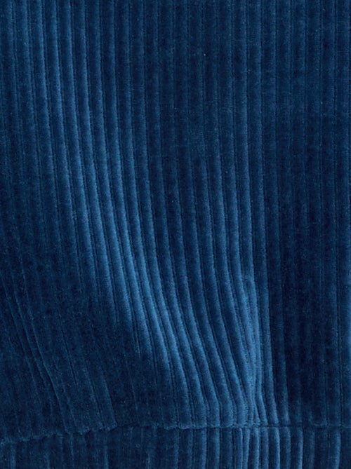 Sweatshirt met capuchon van geribde stof - Kiabi