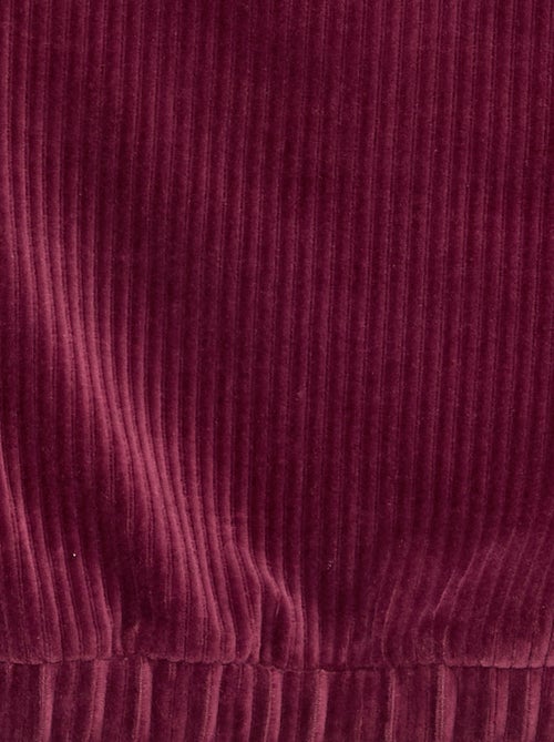Sweatshirt met capuchon van geribde stof - Kiabi
