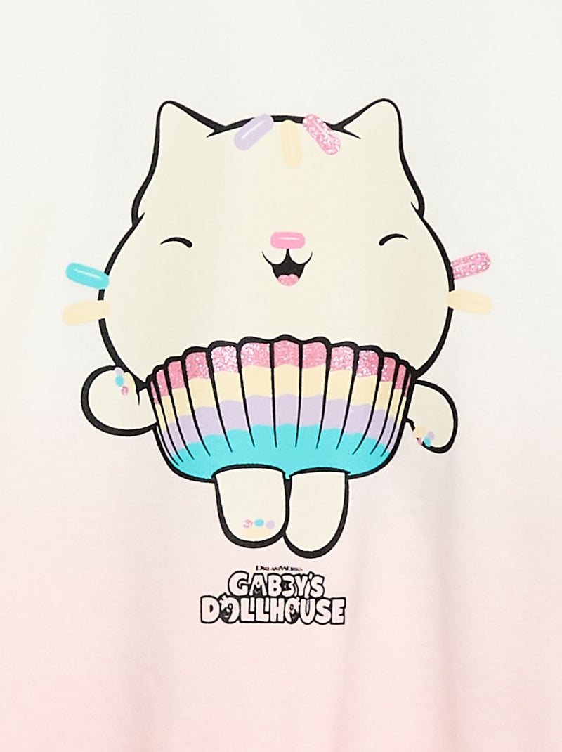 Sweatshirt met 'Gabby's dollhouse'-print van katoen Rose - Kiabi