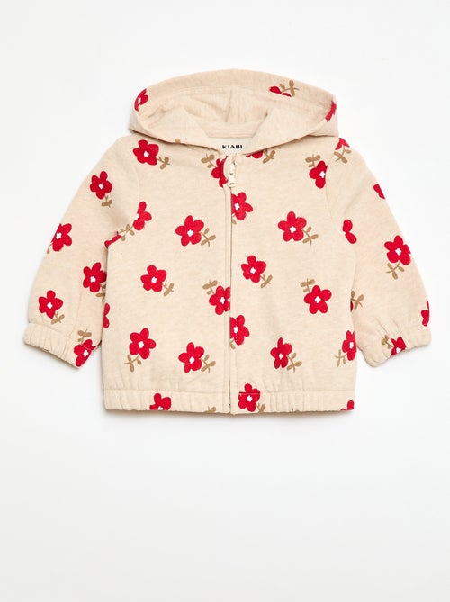 Sweatshirt met kap en print - Kiabi