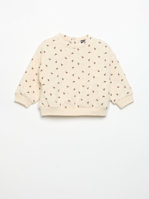 Sweatshirt met lange mouwen - Kiabi Sweatshirt met lange mouwen - Kiabi