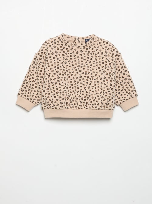 Sweatshirt met lange mouwen - Kiabi Sweatshirt met lange mouwen - Kiabi