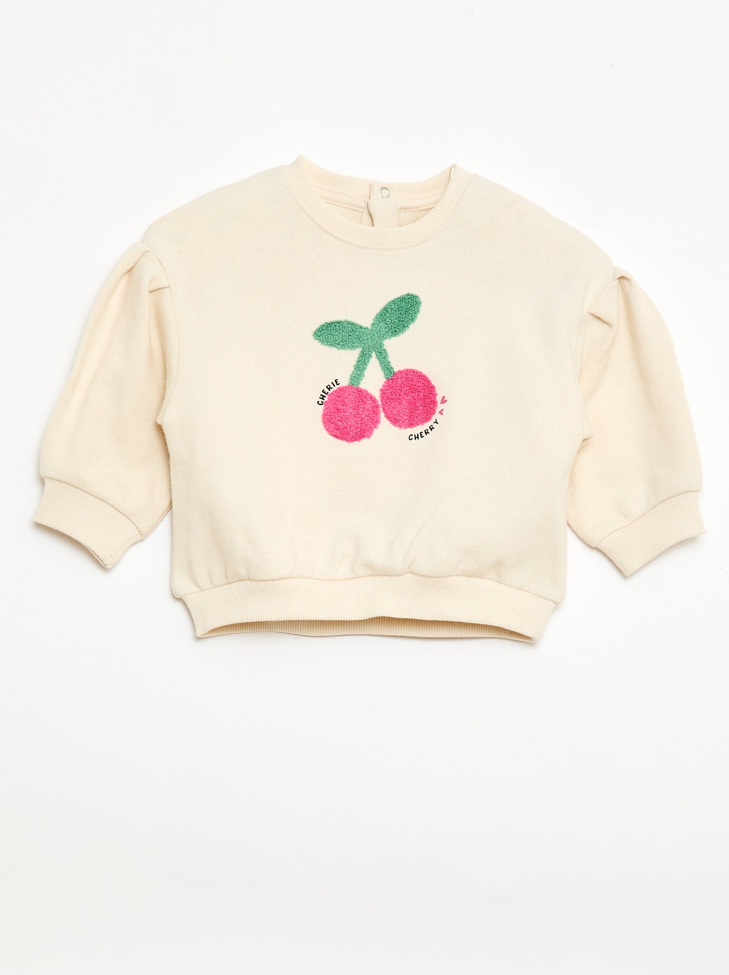 Sweatshirt met lange mouwen en badstof patch