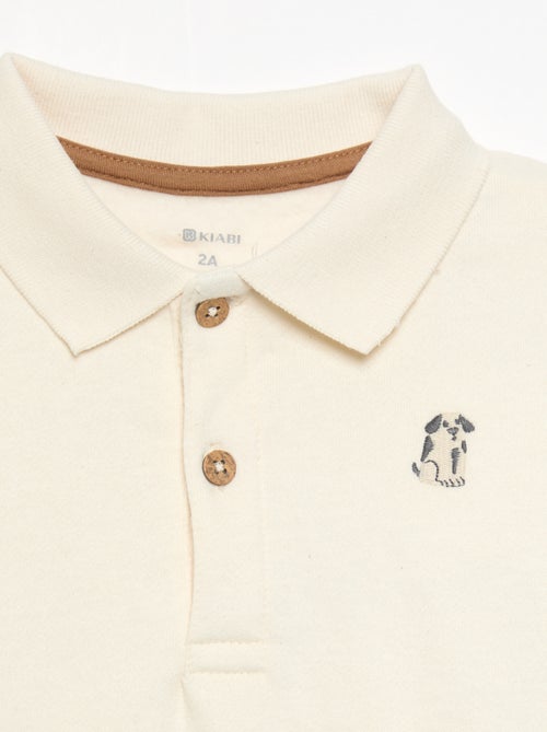 Sweatshirt met lange mouwen en polokraag - Kiabi
