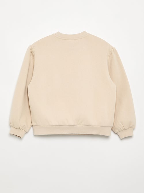 Sweatshirt met lange mouwen en strik - Kiabi Sweatshirt met lange mouwen en strik - Kiabi