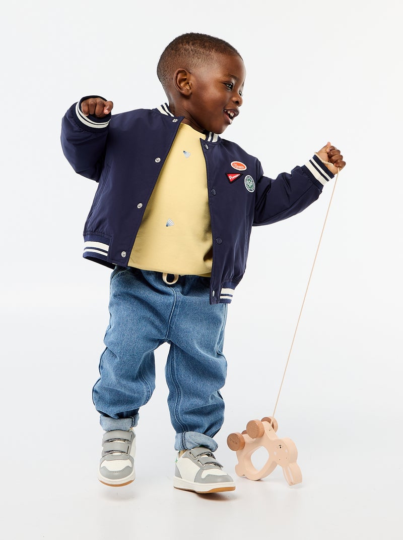 Sweatshirt met lange mouwen Geel - Kiabi