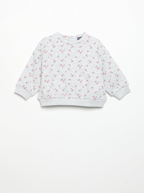 Sweatshirt met lange mouwen - Kiabi Sweatshirt met lange mouwen - Kiabi