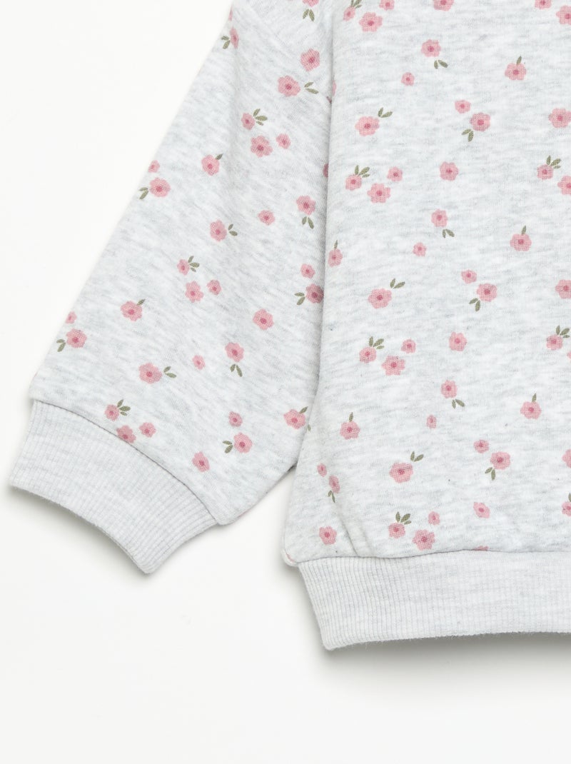 Sweatshirt met lange mouwen Grijs - Kiabi
