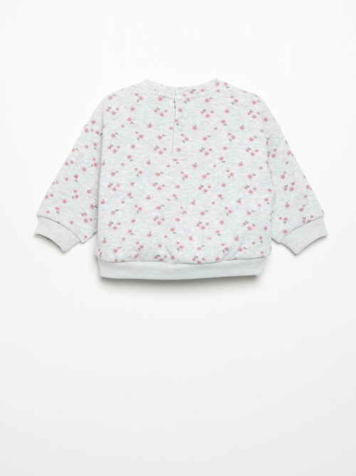 Sweatshirt met lange mouwen - Kiabi Sweatshirt met lange mouwen - Kiabi